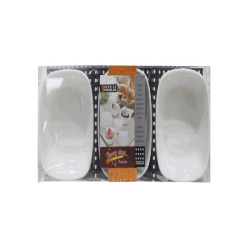 Imagen de BOWL DE PORCELANA MPJ 3 PZS 9.5 X 9.5 CM #76260072 1 UND
