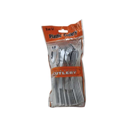 Imagen de JUEGO DE CUCHARAS PLÁSTICAS FINECASA 18 UND 100-8982 1 UND