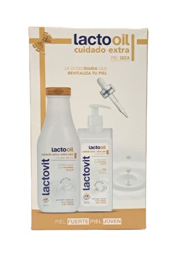 Imagen de OFERTA LACTOVIT LACTOOIL GEL DE BAÑO 600 ML + LOCIÓN CORPORAL 400 ML 